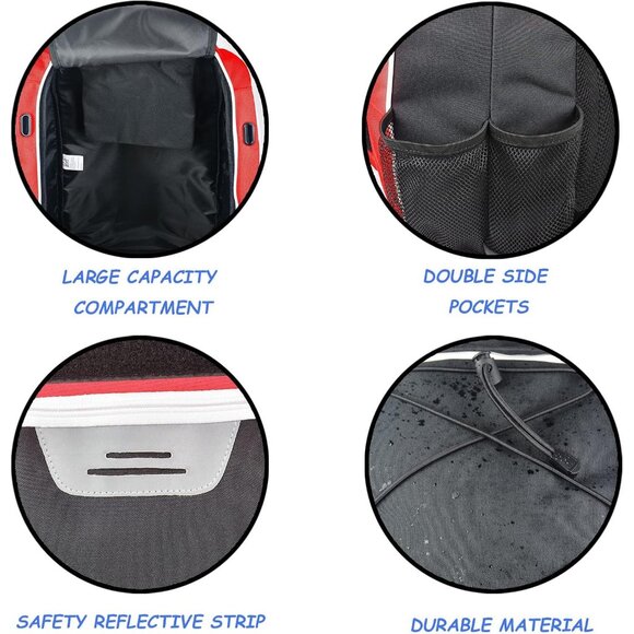 Youth Baseball Bag - Bat Backpack for Baseball, T-Ball & Softball Equipment & Ge - Picture 5 of 7